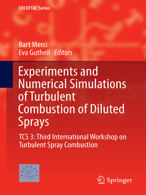 cover image of Experiments and Numerical Simulations of Turbulent Combustion of Diluted Sprays